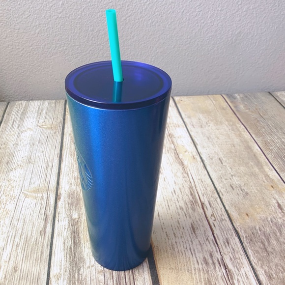 * STARBUCKS Blue Green Mermaid Tumbler - Picture 3 of 8